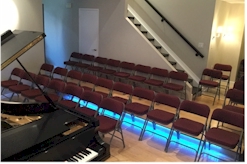 Studio transforms into a recital hall